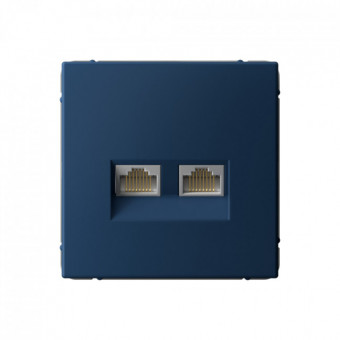 ARTGALLERY РОЗЕТКА двойная компьютерная RJ45+RJ45, категория 5е, механизм, АКВАМАРИН, GAL001185 ARTGALLERY РОЗЕТКА двойная компьютерная RJ45+RJ45, категория 5е, механизм, АКВАМАРИН, GAL001185